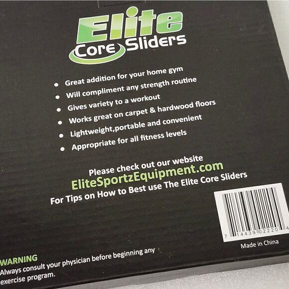 ELITE Core Sliders Total Body Workout Exercise Strength Endurance Pink Home Gym - Picture 3 of 3
